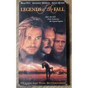 Legends of the Fall VHS, 1995 Brad Pitt, Anthony Hopkins, Aidan Quinn Vintage